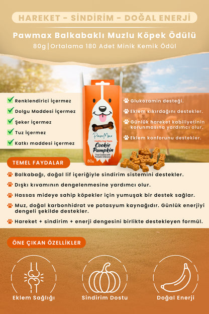 Balkabak ve Muzlu Köpek Ödül Maması