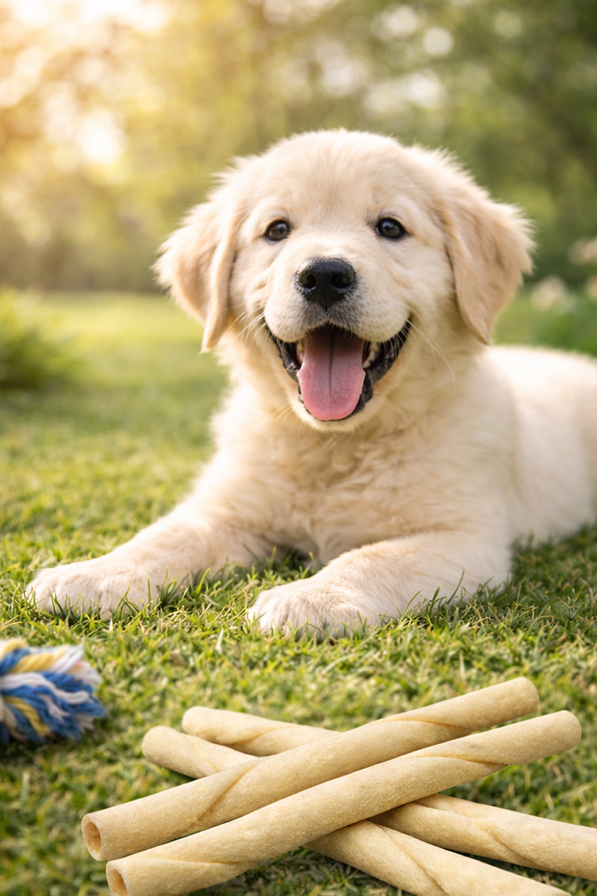 White Twist Bone - Natural Dried Dog Treats - Milk Bone