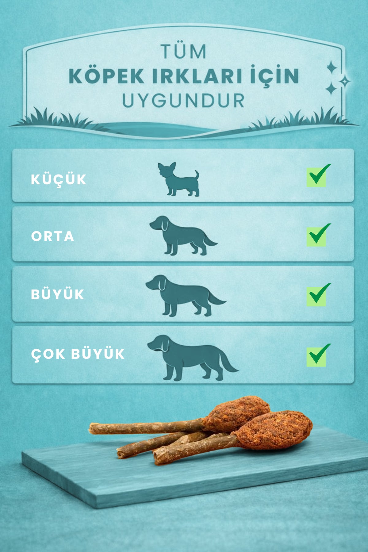 Meaty Bone Roll - Natural Dried Dog Treats - Steak Lollipop