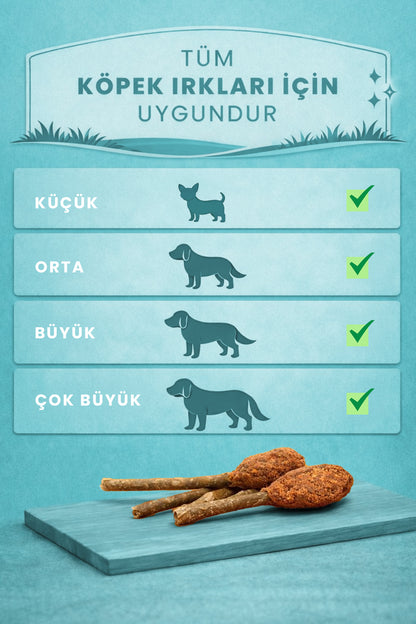 Meaty Bone Roll - Natural Dried Dog Treats - Steak Lollipop