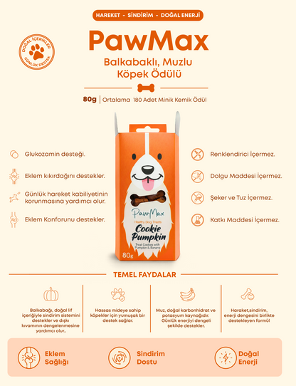 Balkabak ve Muzlu Köpek Ödül Maması