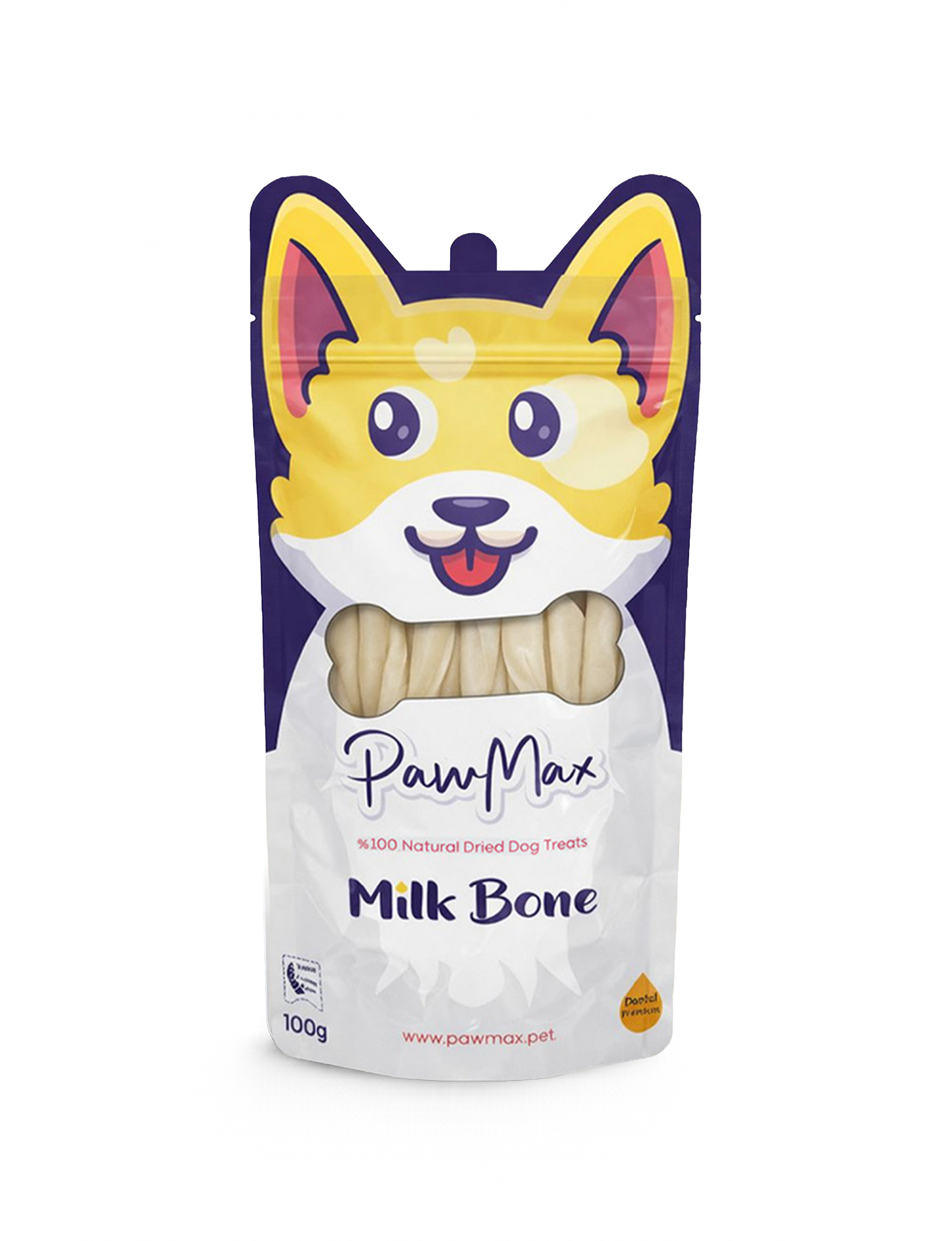 Beyaz Burgu Kemik - Doğal Köpek Ödül Maması | Milk Bone