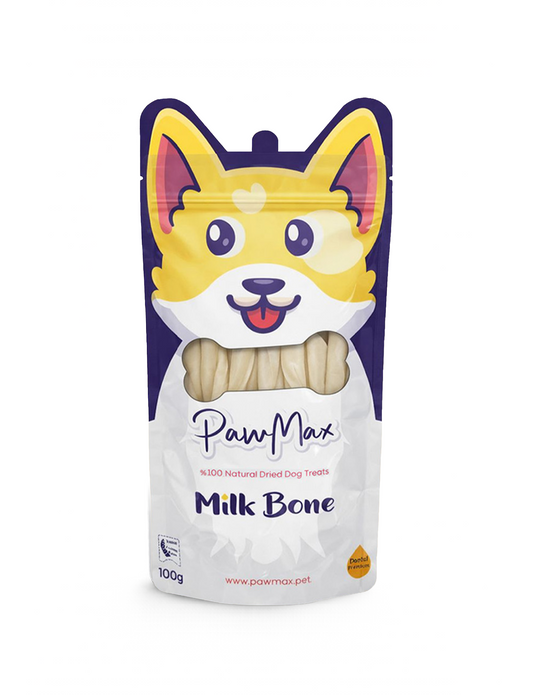 White Twist Bone - Natural Dried Dog Treats - Milk Bone
